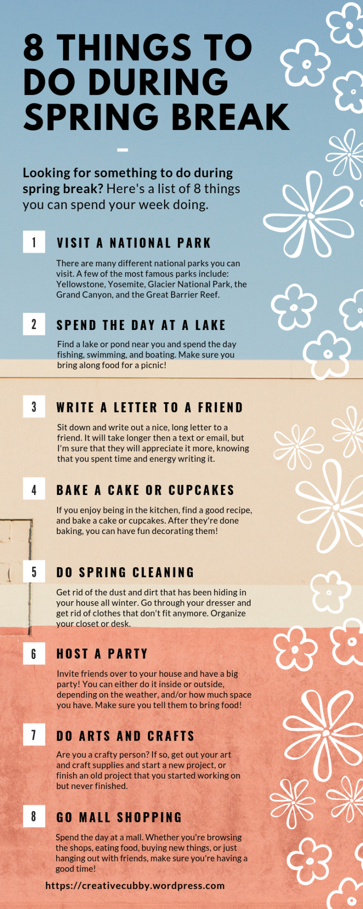 10 Things Spring Break